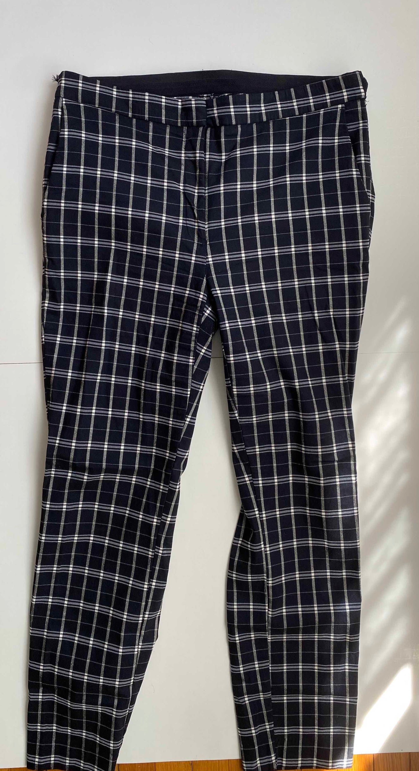 Zara Checkered Pants, Women's XL