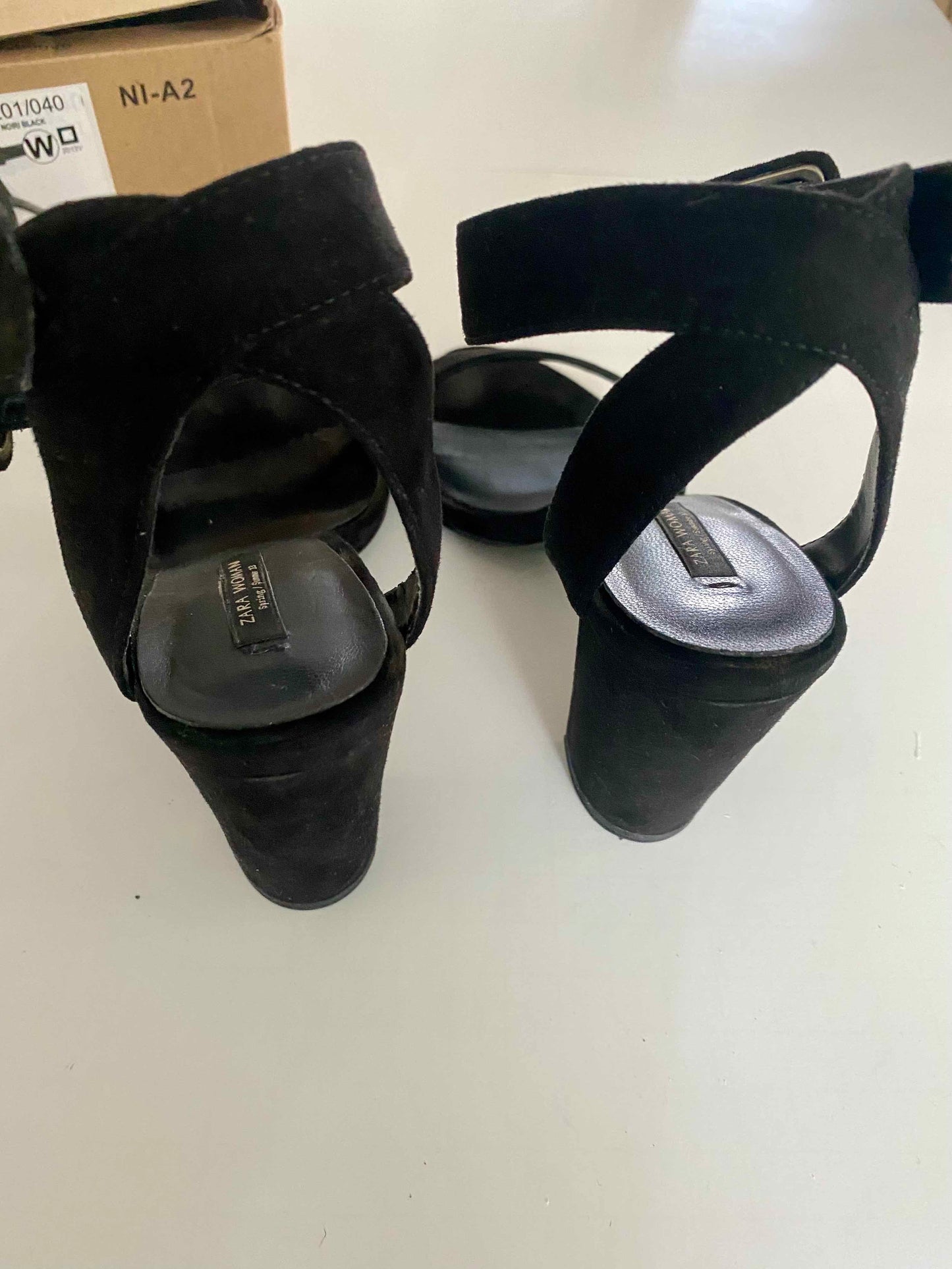 #95B VGUC Zara Block Heel, Women's Size 6.5